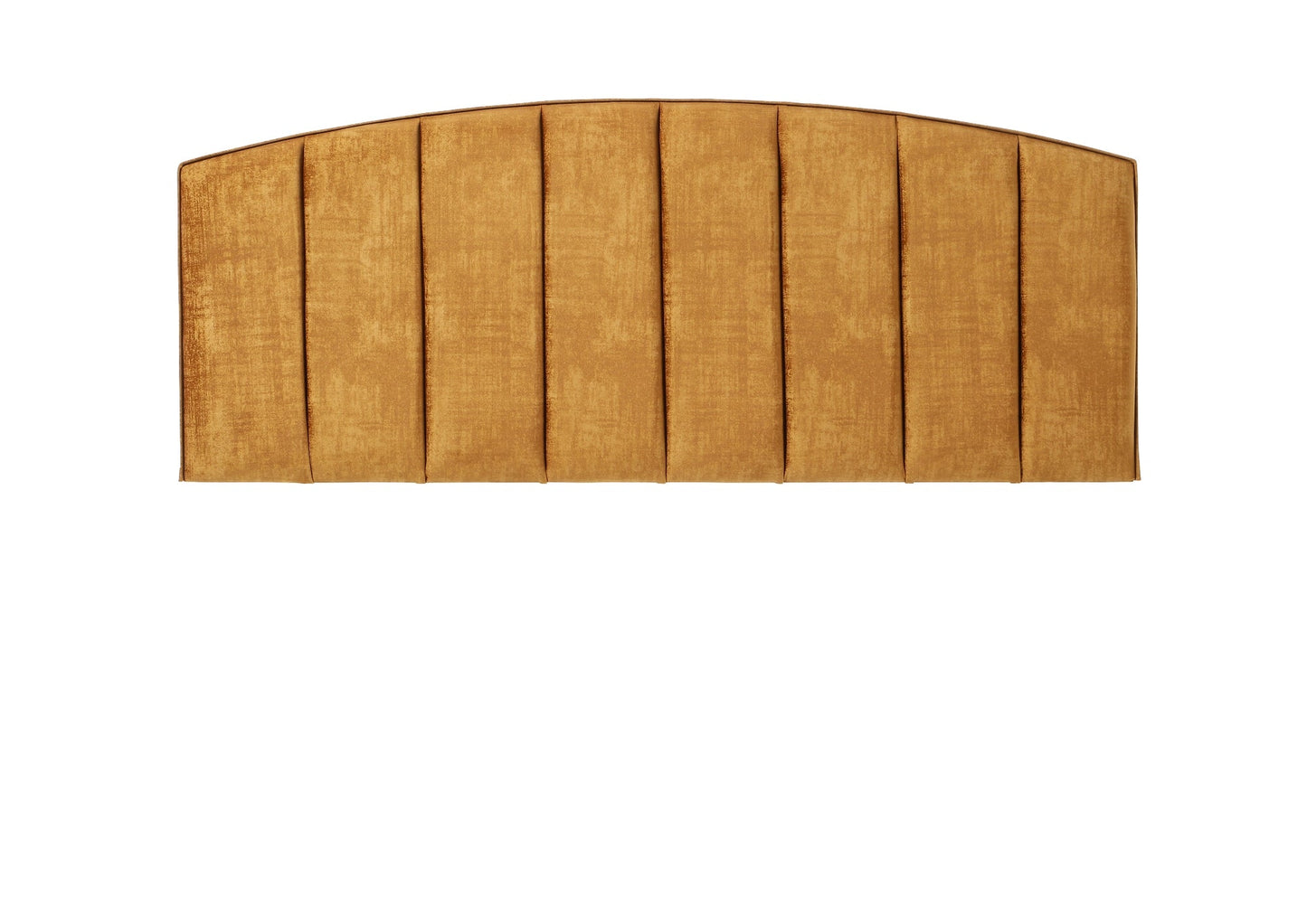 Lulu Contemporary upholstered fluted strutted mount headboard